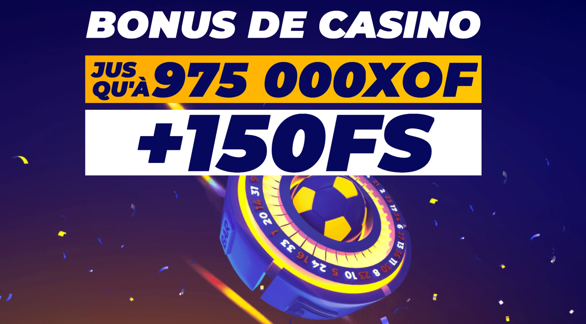 Bonus casino PariPesa Burkina Faso jusqu’à 975 000 XOF et 150 free spins