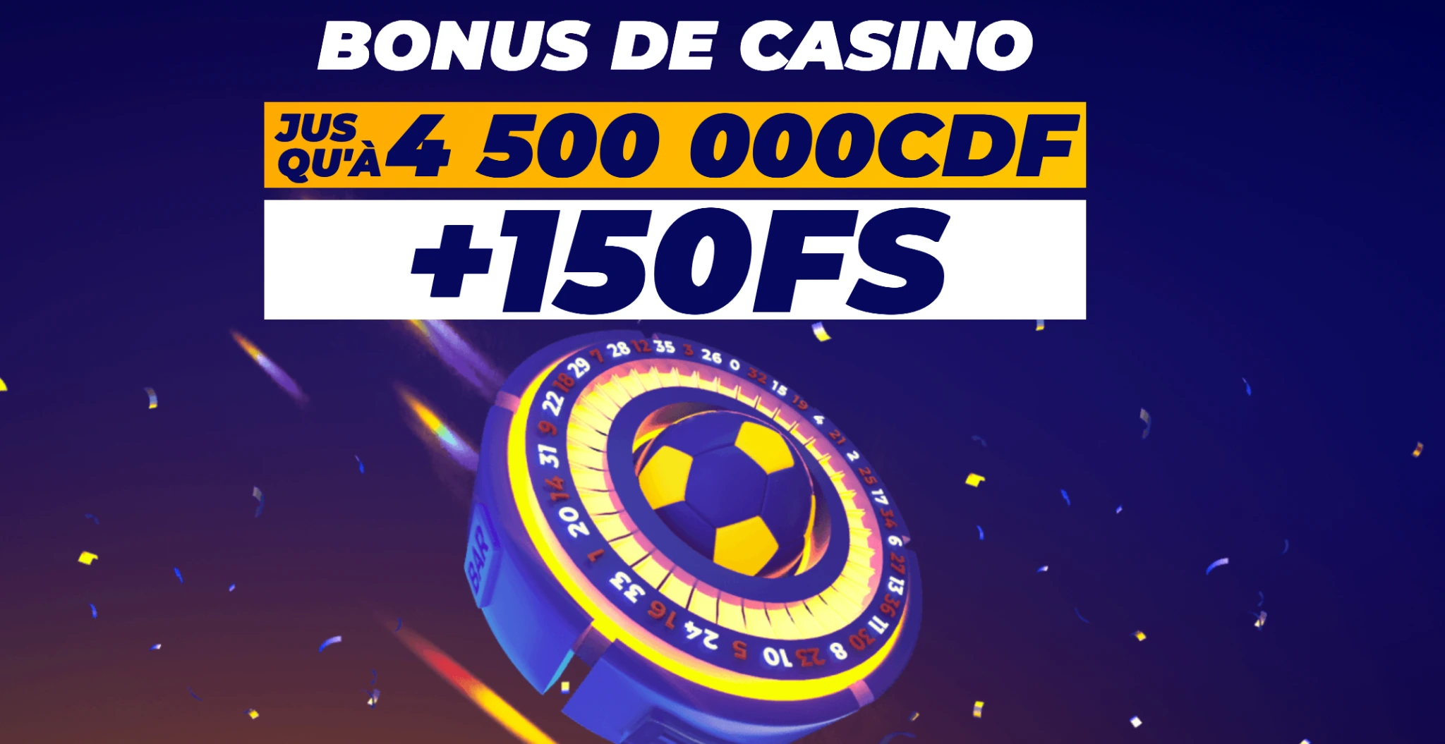 Bonus casino PariPesa RDC jusqu’à 4 500 000 CDF et 150 tours gratuits