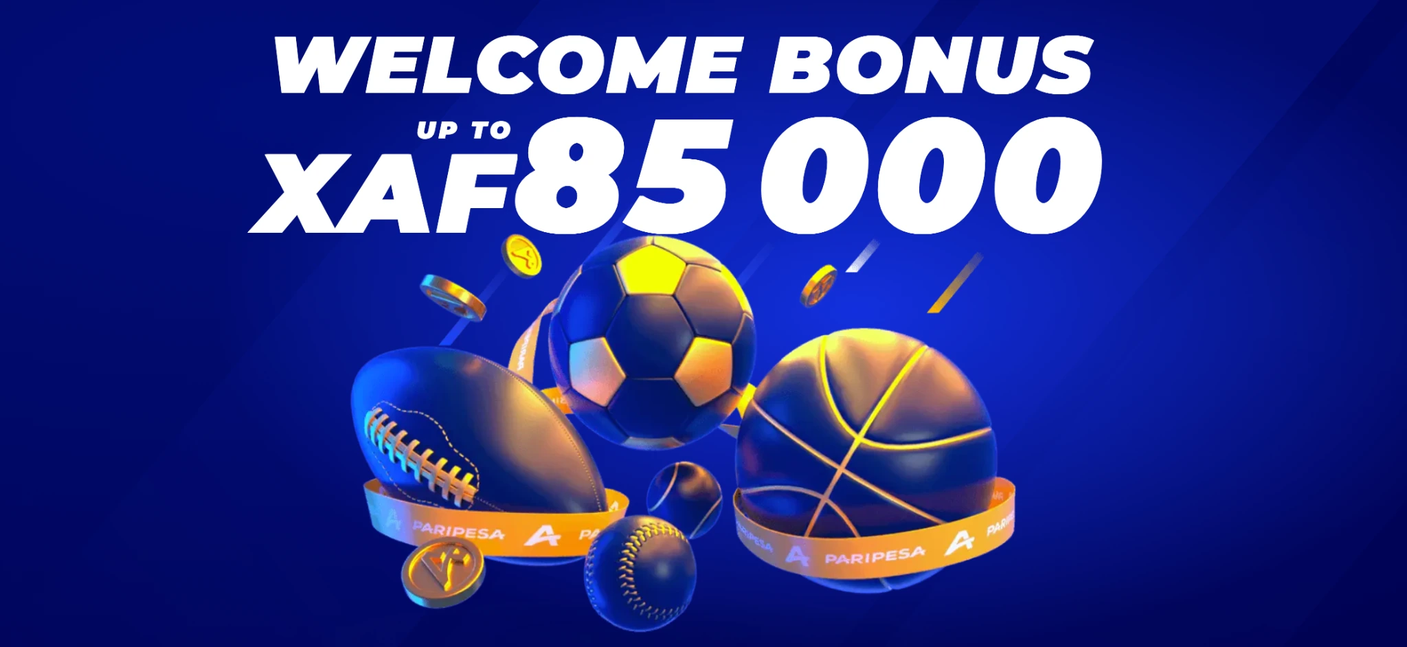 PariPesa Cameroon sports welcome bonus up to 85,000 XAF