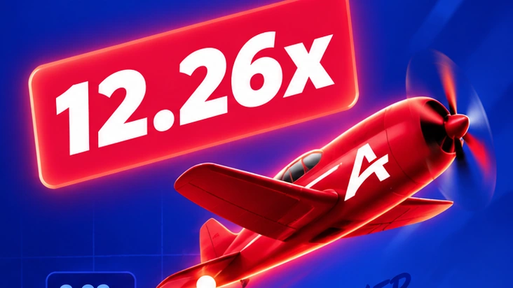 Aviator plane and multiplier visual