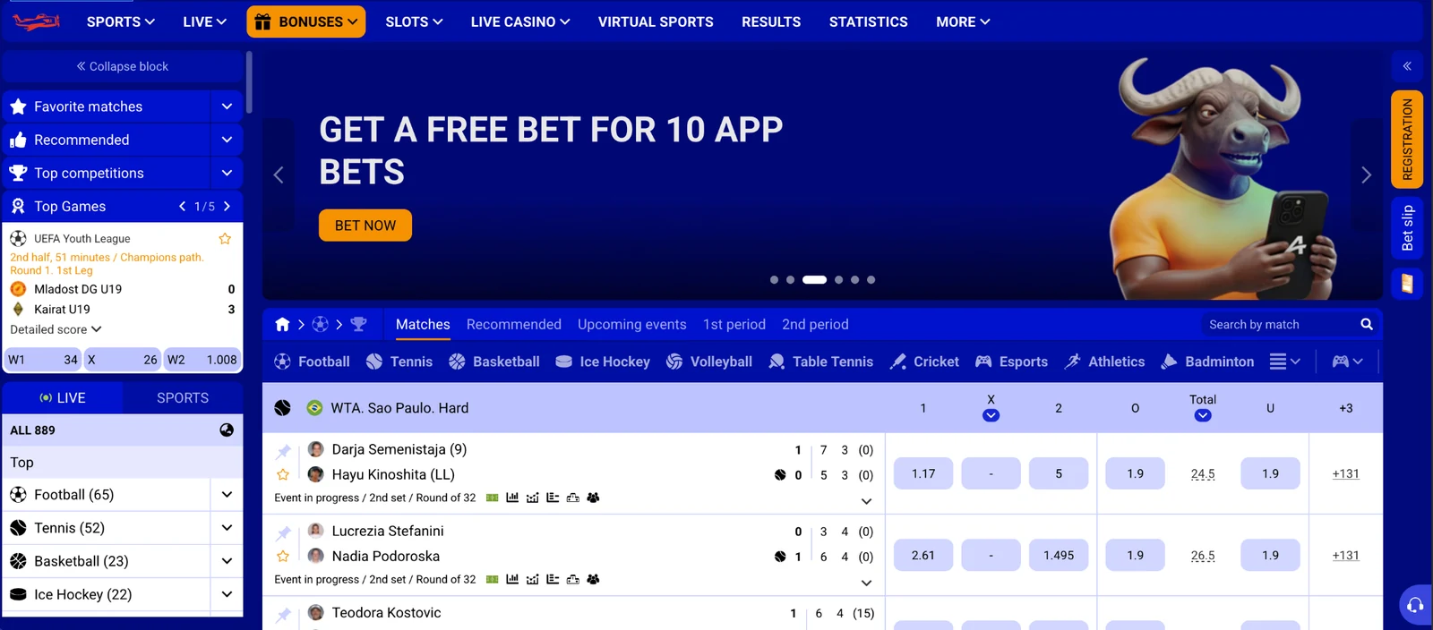 PariPesa Nigeria sportsbook and live betting interface