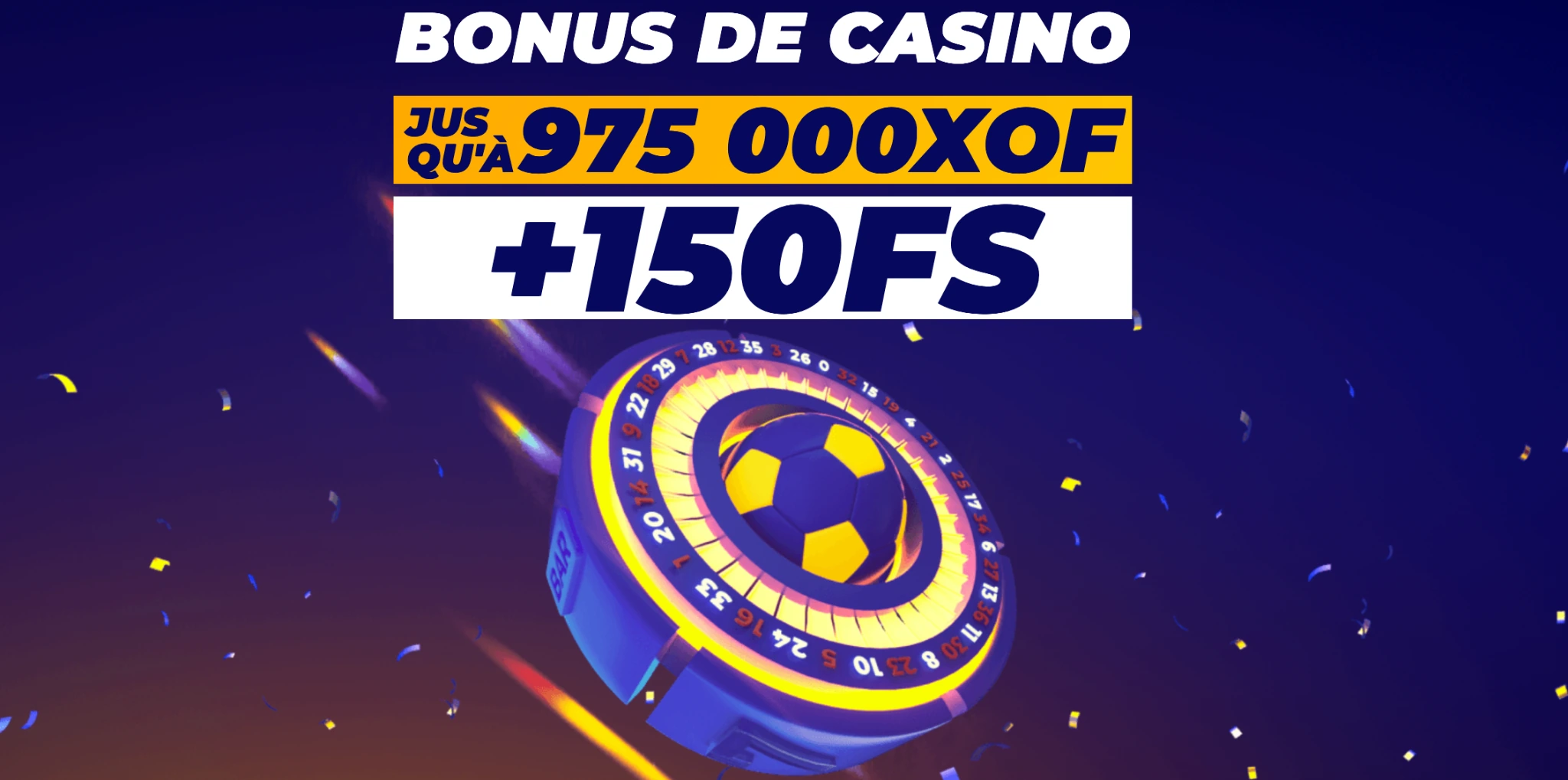Bonus casino PariPesa Sénégal jusqu’à 975 000 XOF et 150 tours gratuits