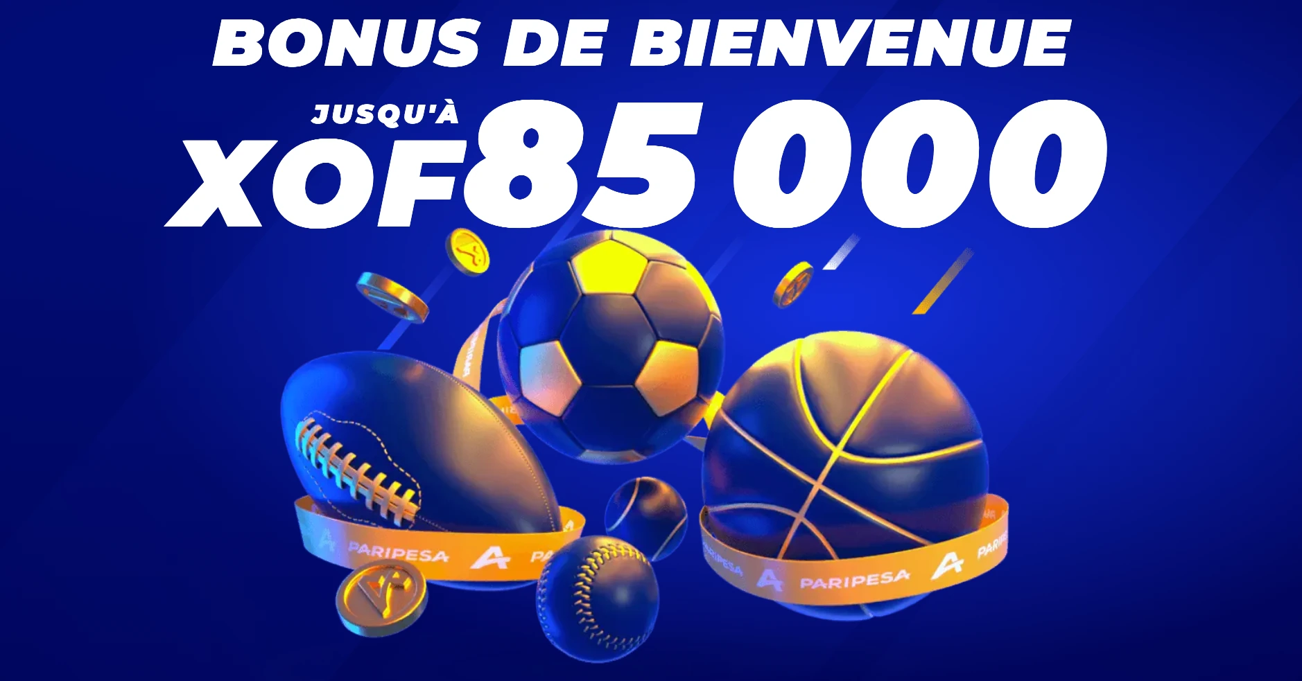 Bonus de bienvenue PariPesa Tchad jusqu’à 85 000
