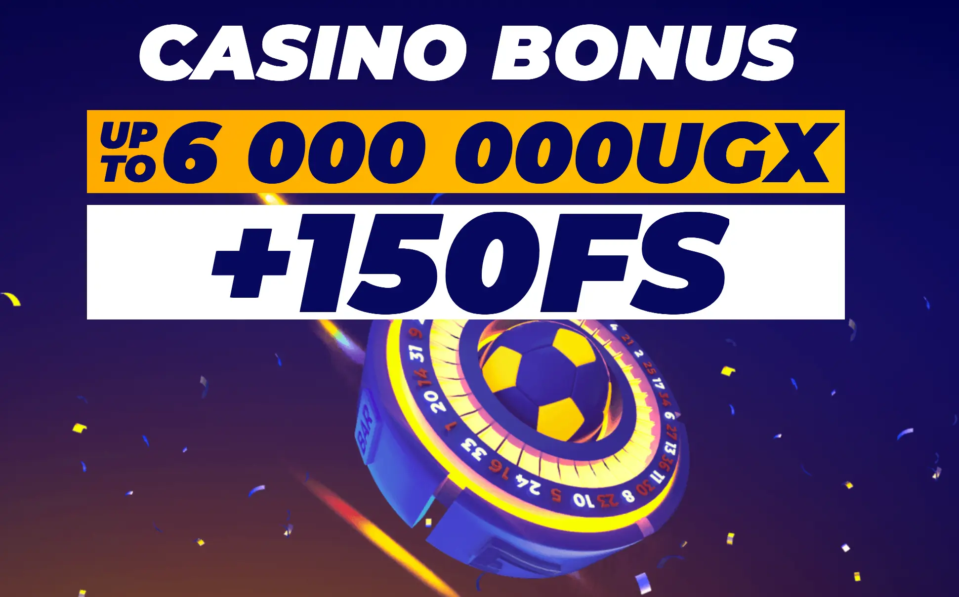 PariPesa Uganda casino bonus up to 6,000,000 UGX plus 150 free spins